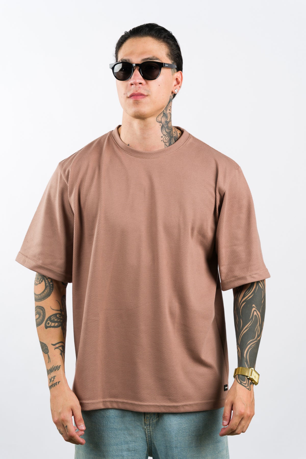 T-Shirt Over Text D cafe - Voszmen