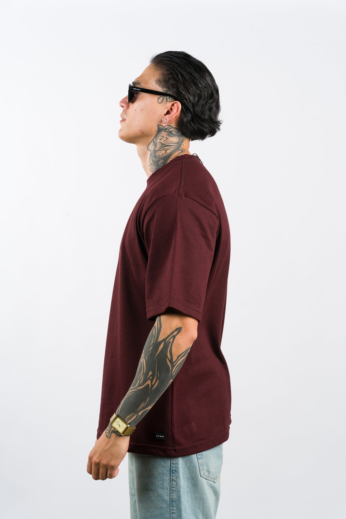 T-Shirt Over Text D vino - Voszmen