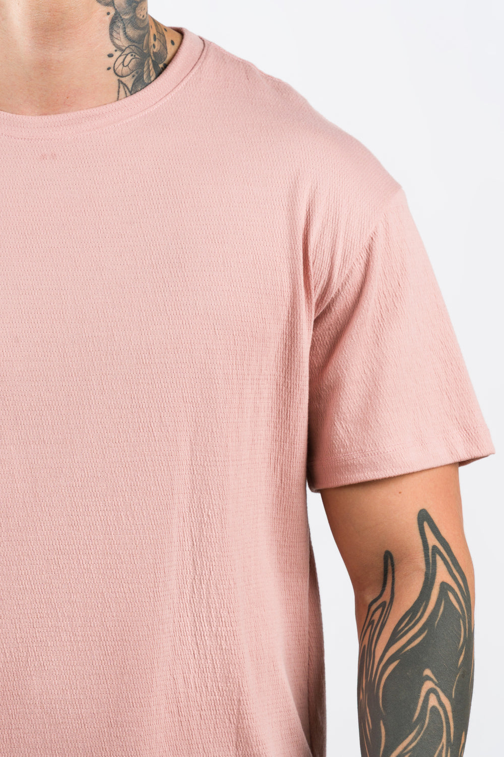 T-Shirt Text Fl palo rosa