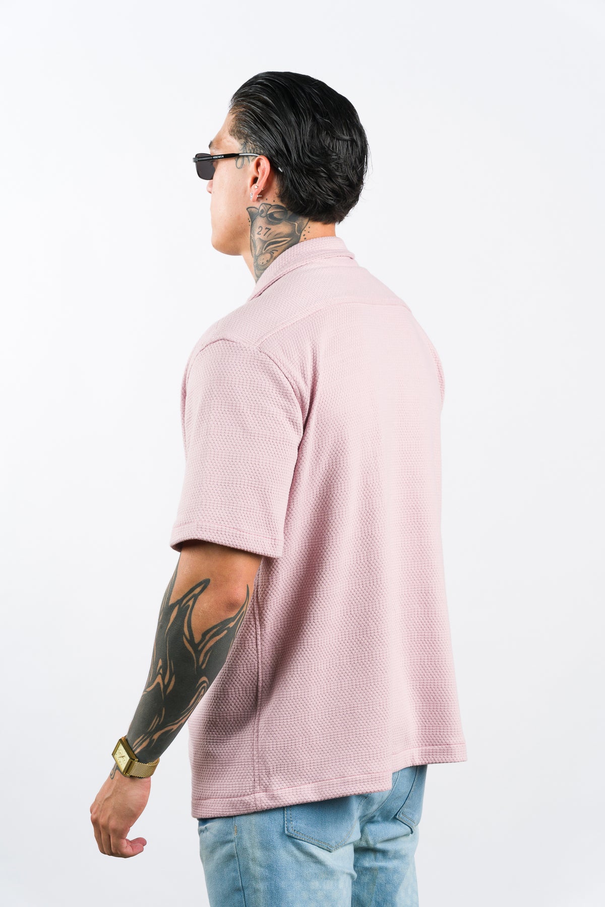 Camisa Text Ch Palo Rosa - Voszmen