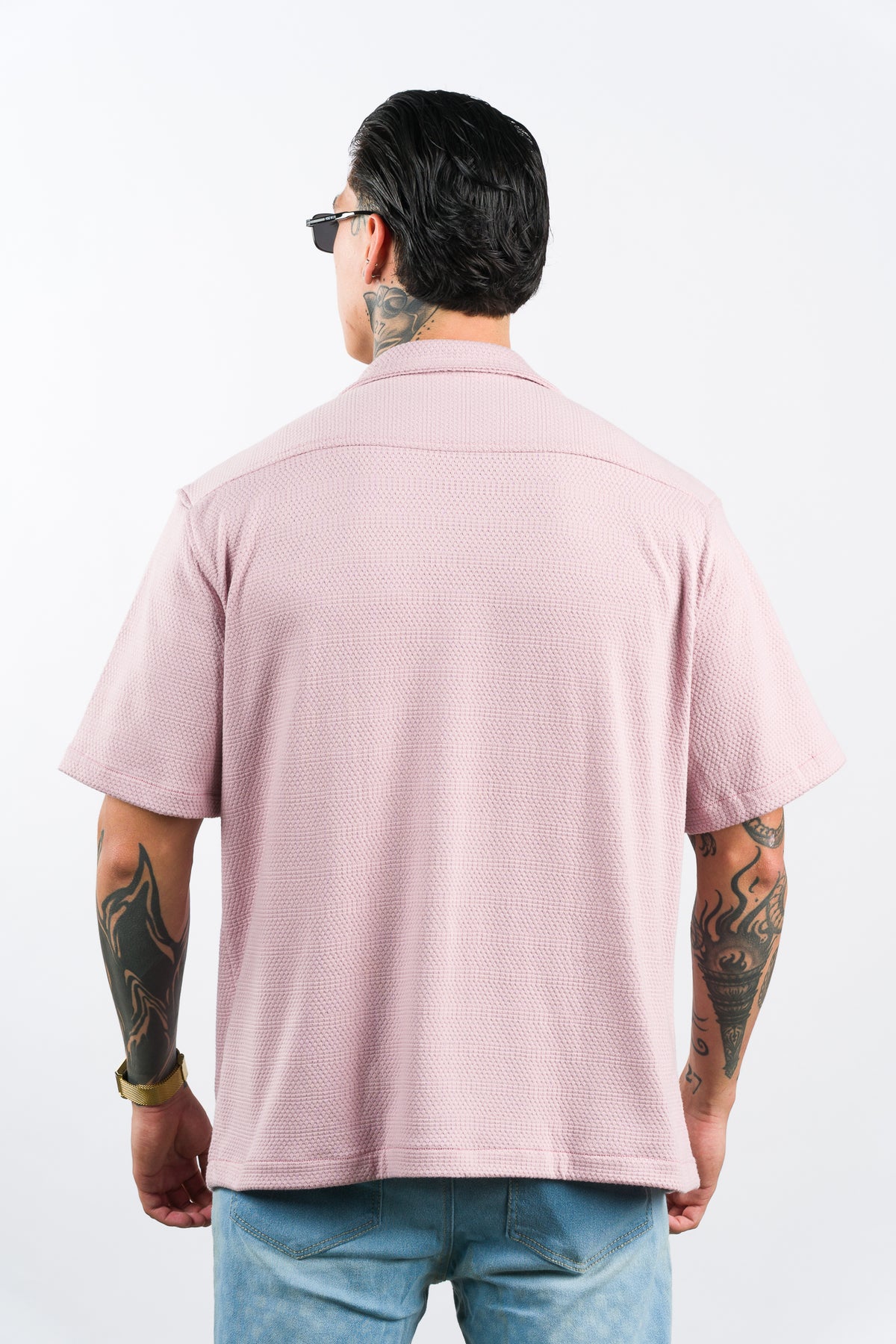 Camisa Text Ch Palo Rosa - Voszmen