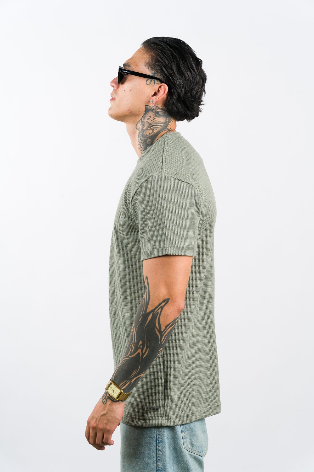 T-Shirt Text Qr Verde Pastel