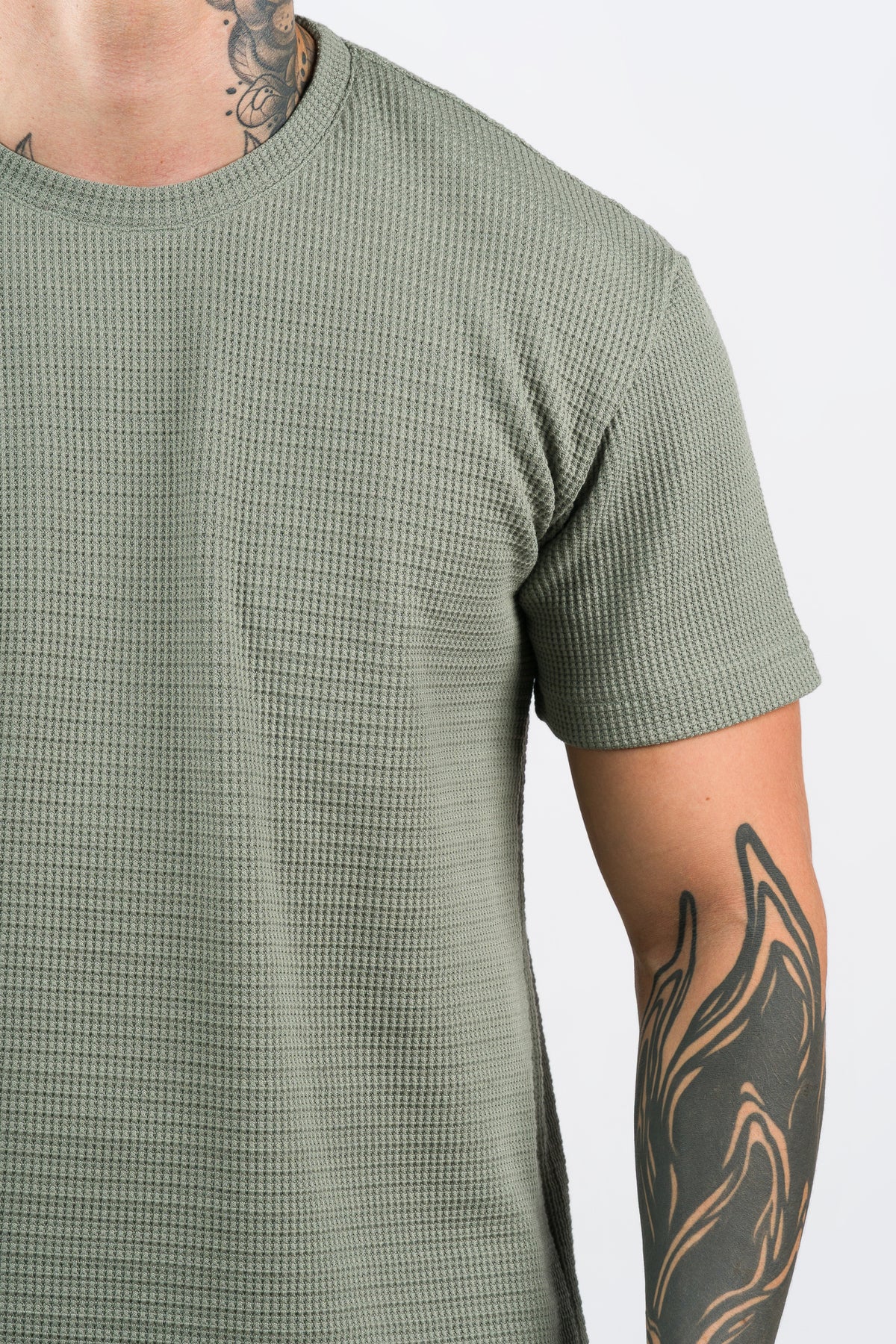 T-Shirt Text Qr Verde Pastel