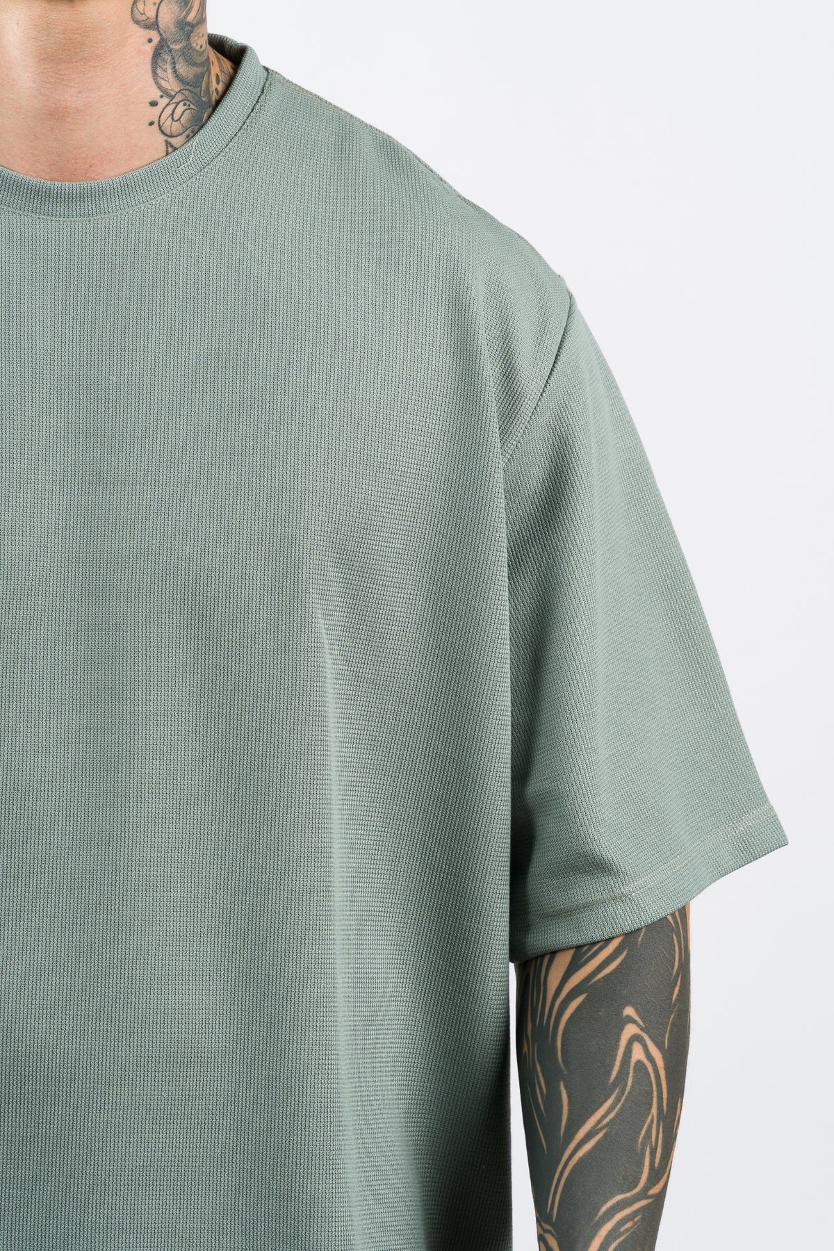 T-Shirt Over Text F Verde Se