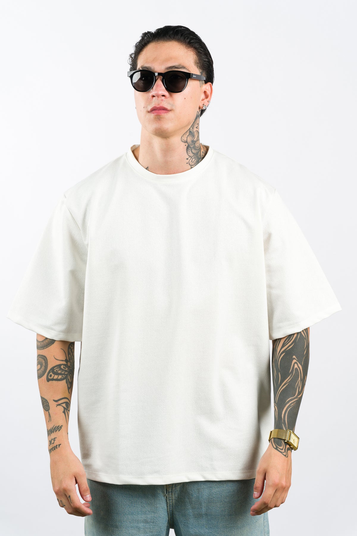 T-Shirt Over Text VT Blanco H - Voszmen