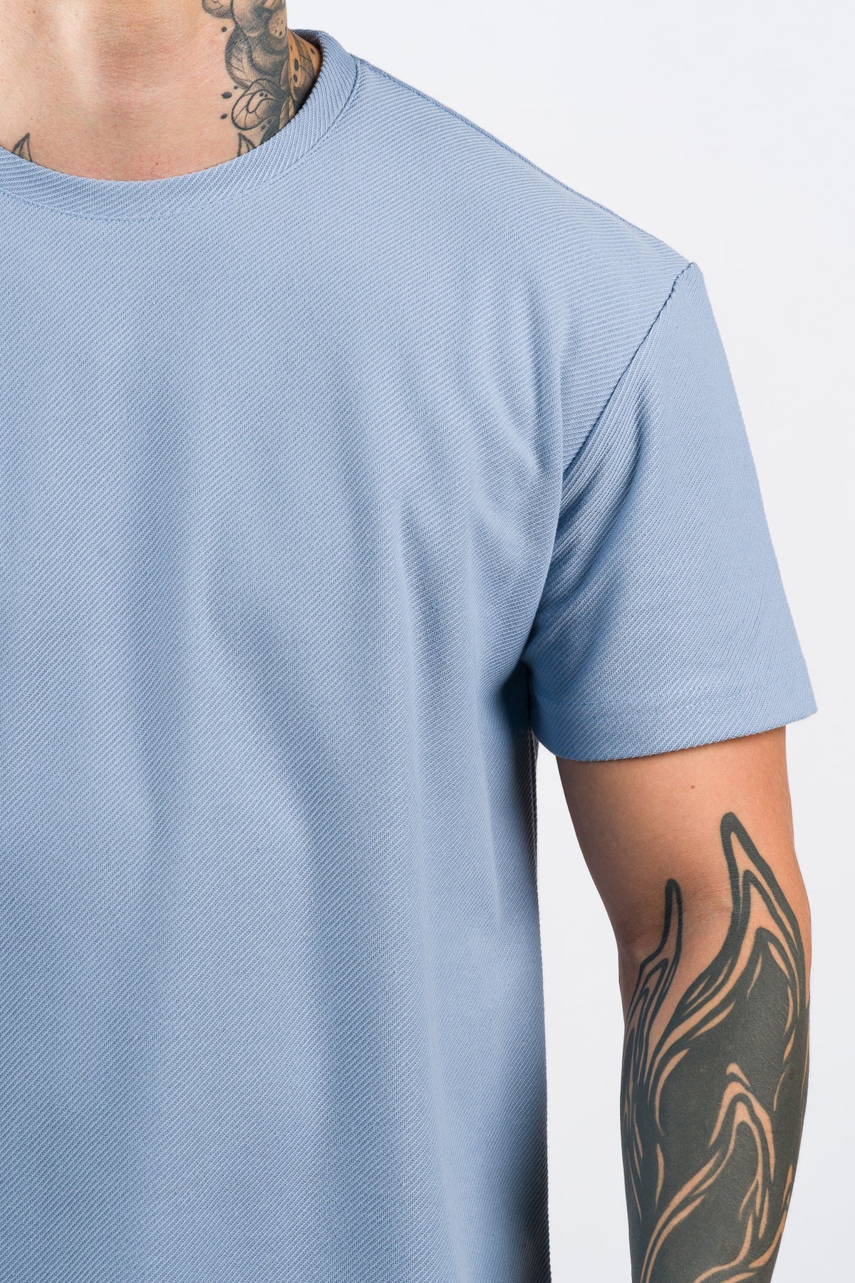 T-Shirt Text FZ Celeste