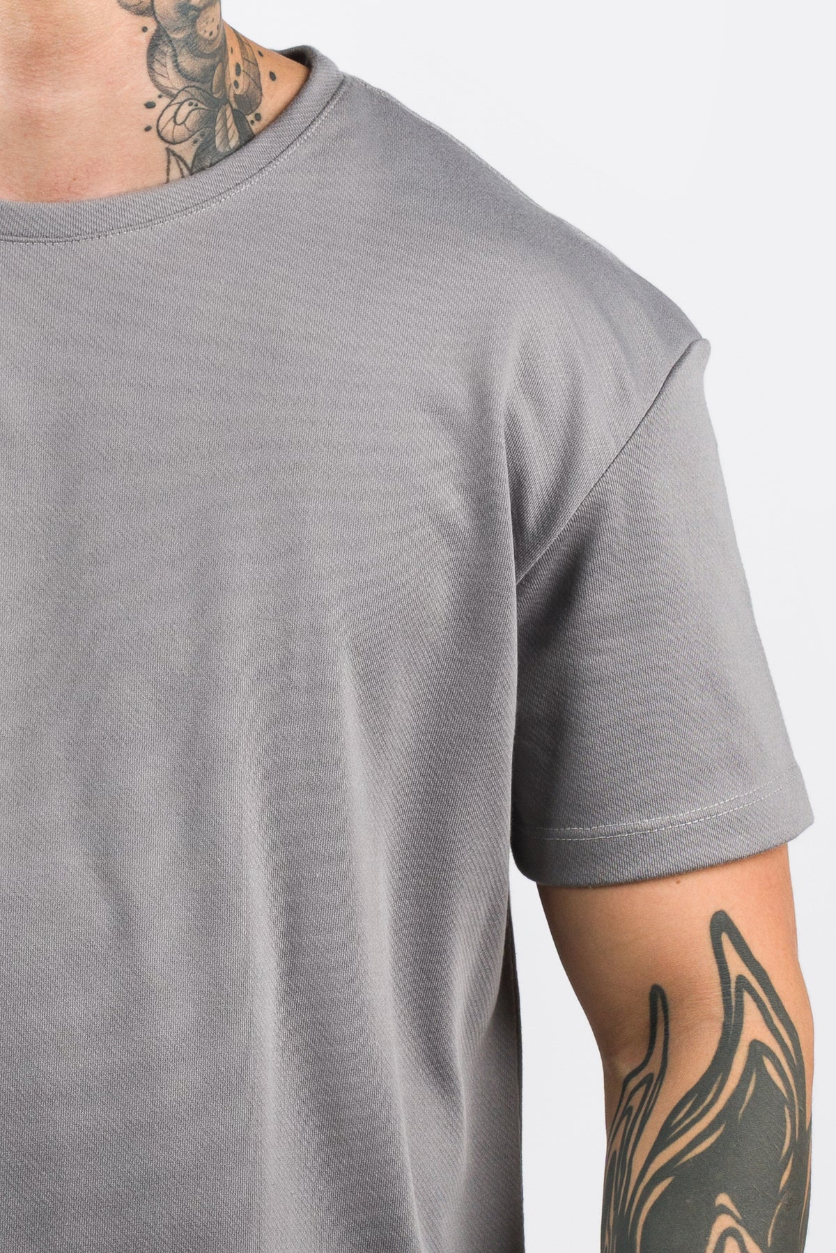 T-Shirt Text FZ Gris