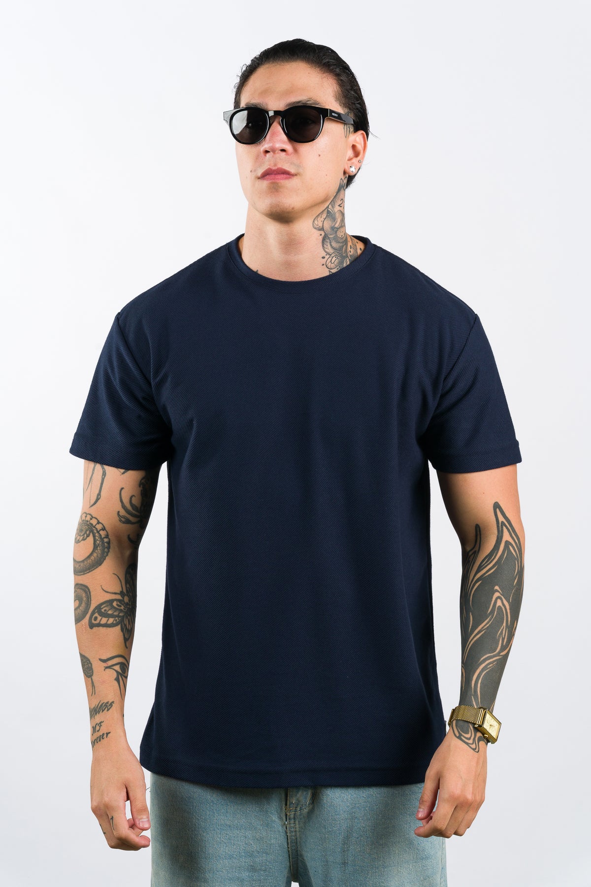 T-Shirt Text FZ Azul Navy - Voszmen
