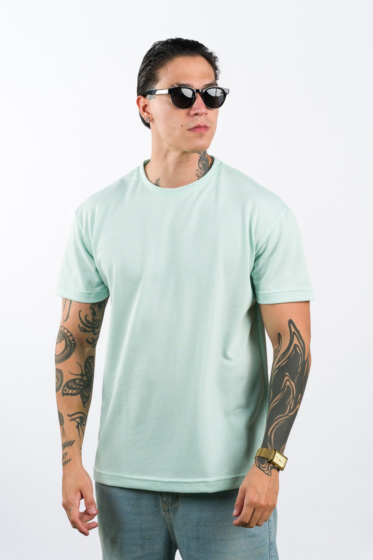 T-Shirt Text D Menta