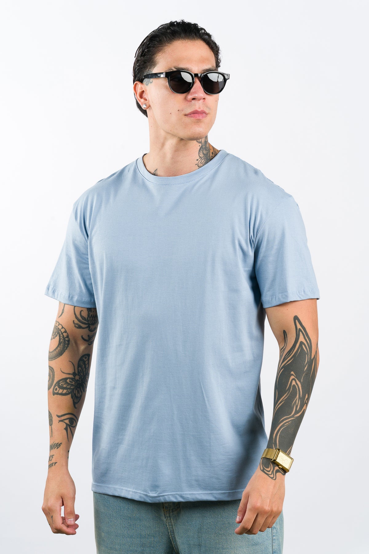 T Shirt Basic Celeste - Voszmen