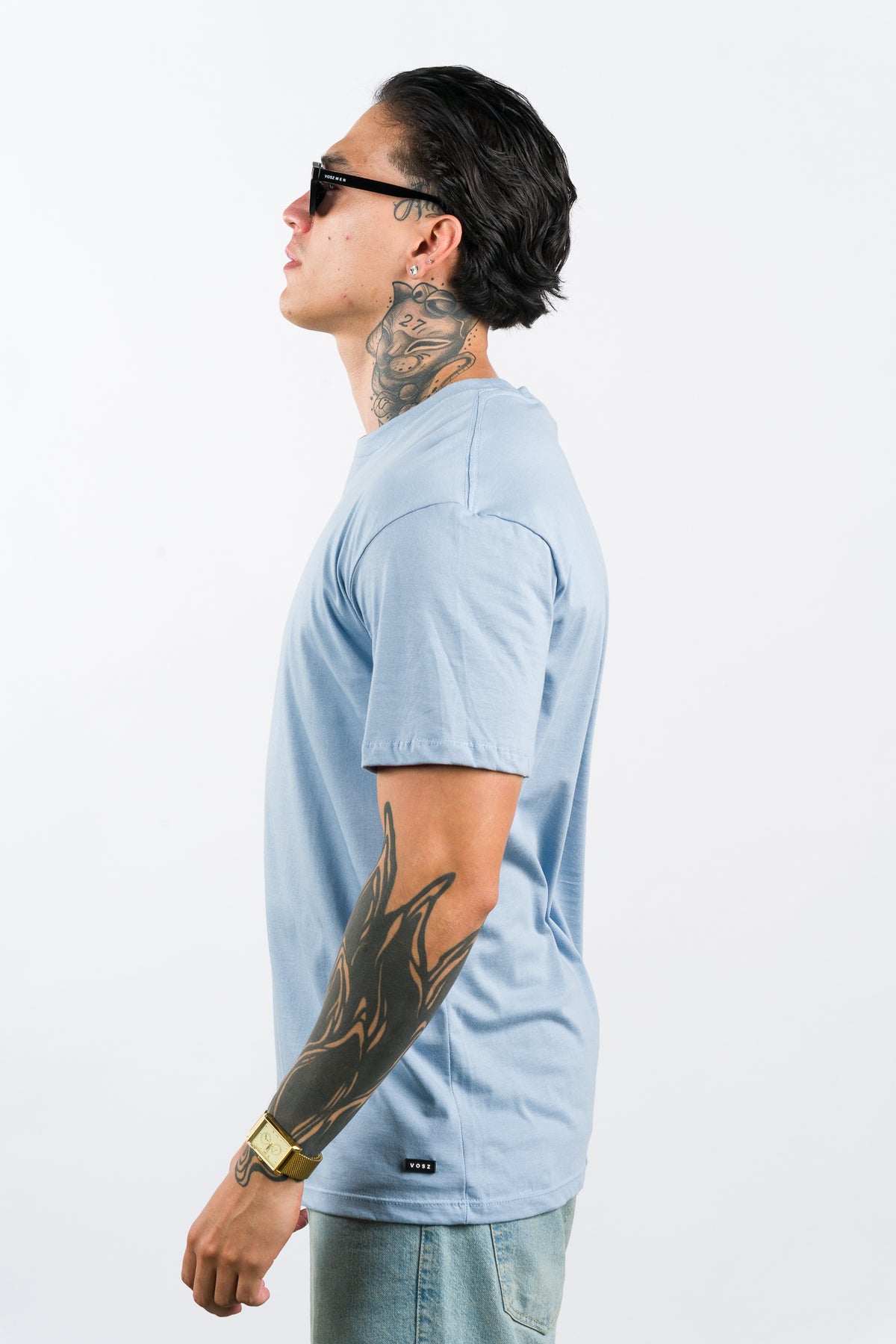 T Shirt Basic Celeste - Voszmen