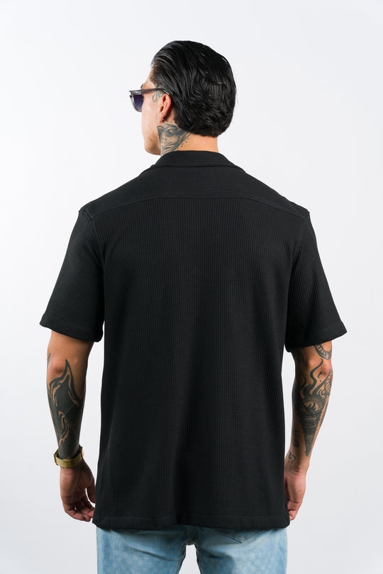 Camisa Text Q Negra