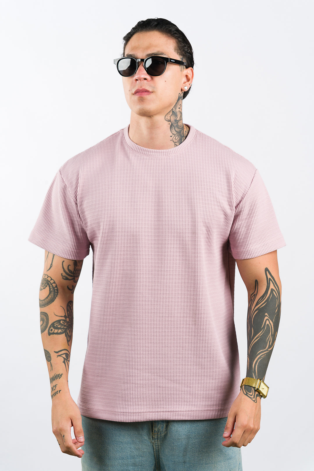 T-Shirt Text Qr Rosado