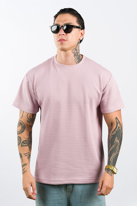 T-Shirt Text Qr Rosado