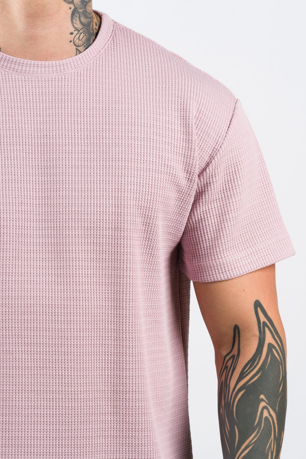 T-Shirt Text Qr Rosado