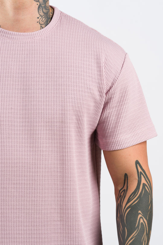 T-Shirt Text Qr Rosado