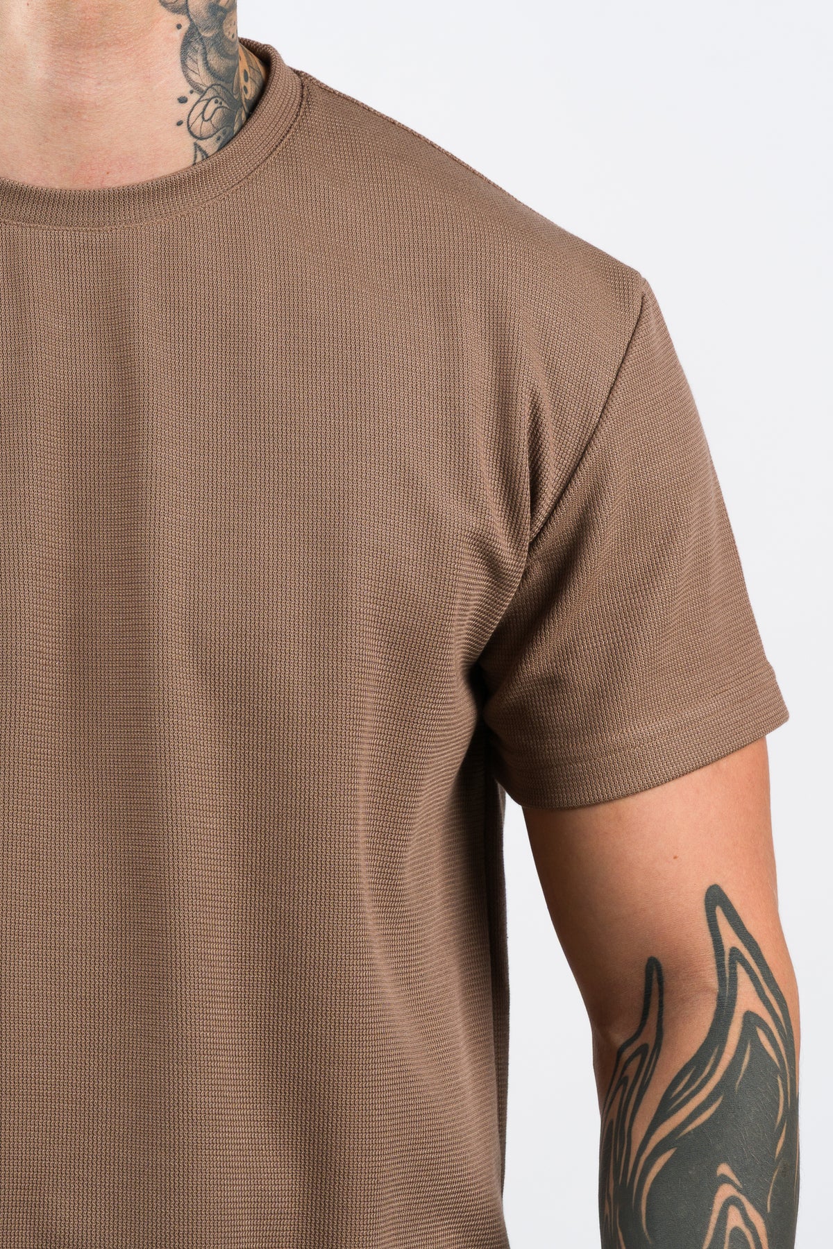 T-Shirt Text F Brown