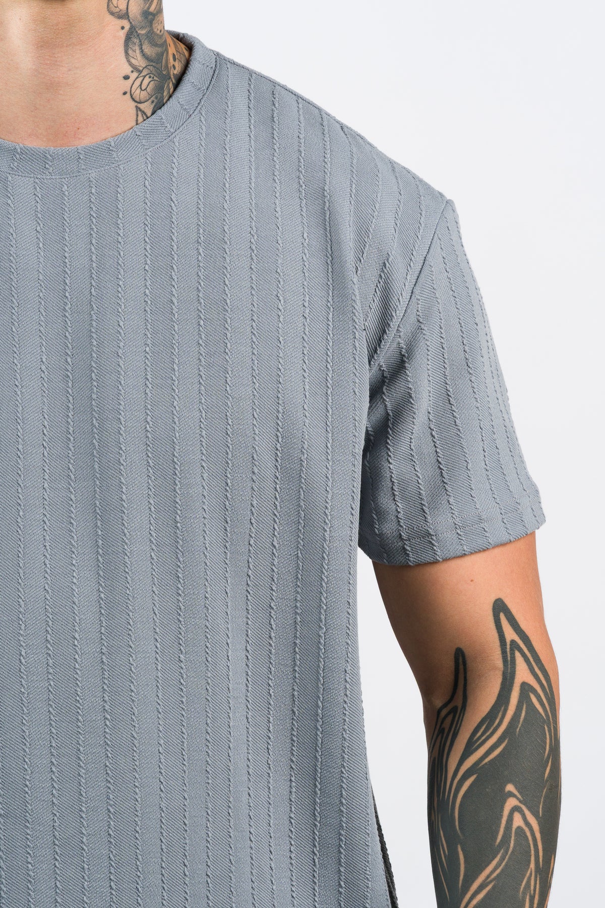 T-Shirt Text Kr Gris