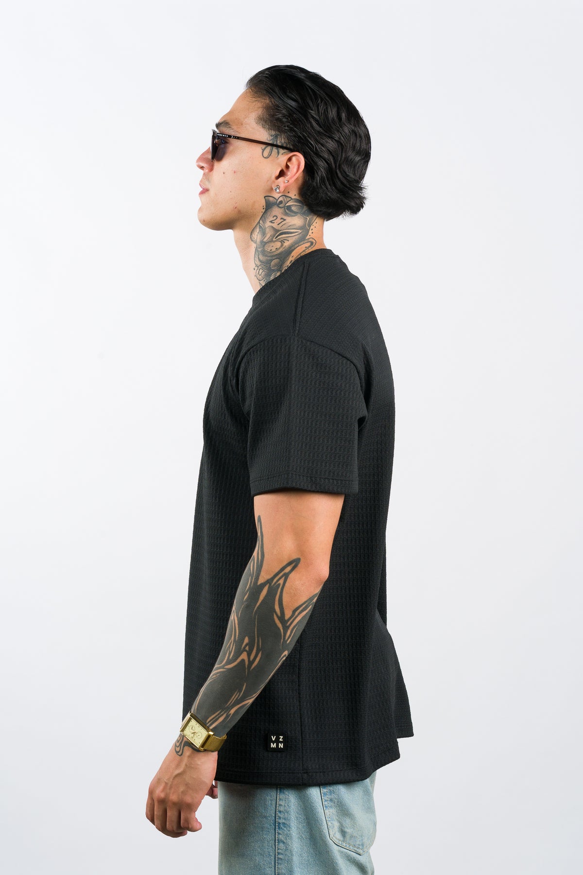 T-Shirt Text CR Negro - Voszmen