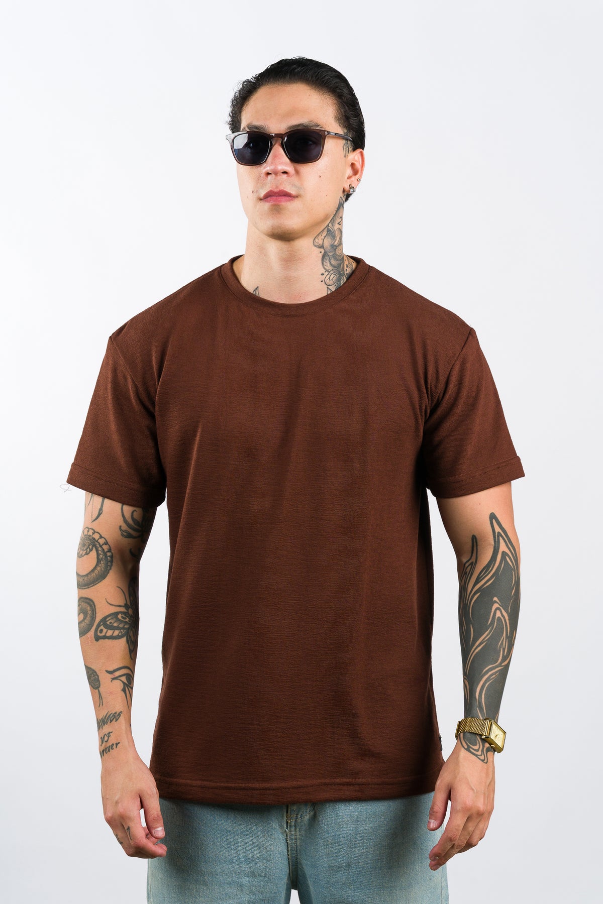 T-Shirt Text DL Café Oscuro - Voszmen