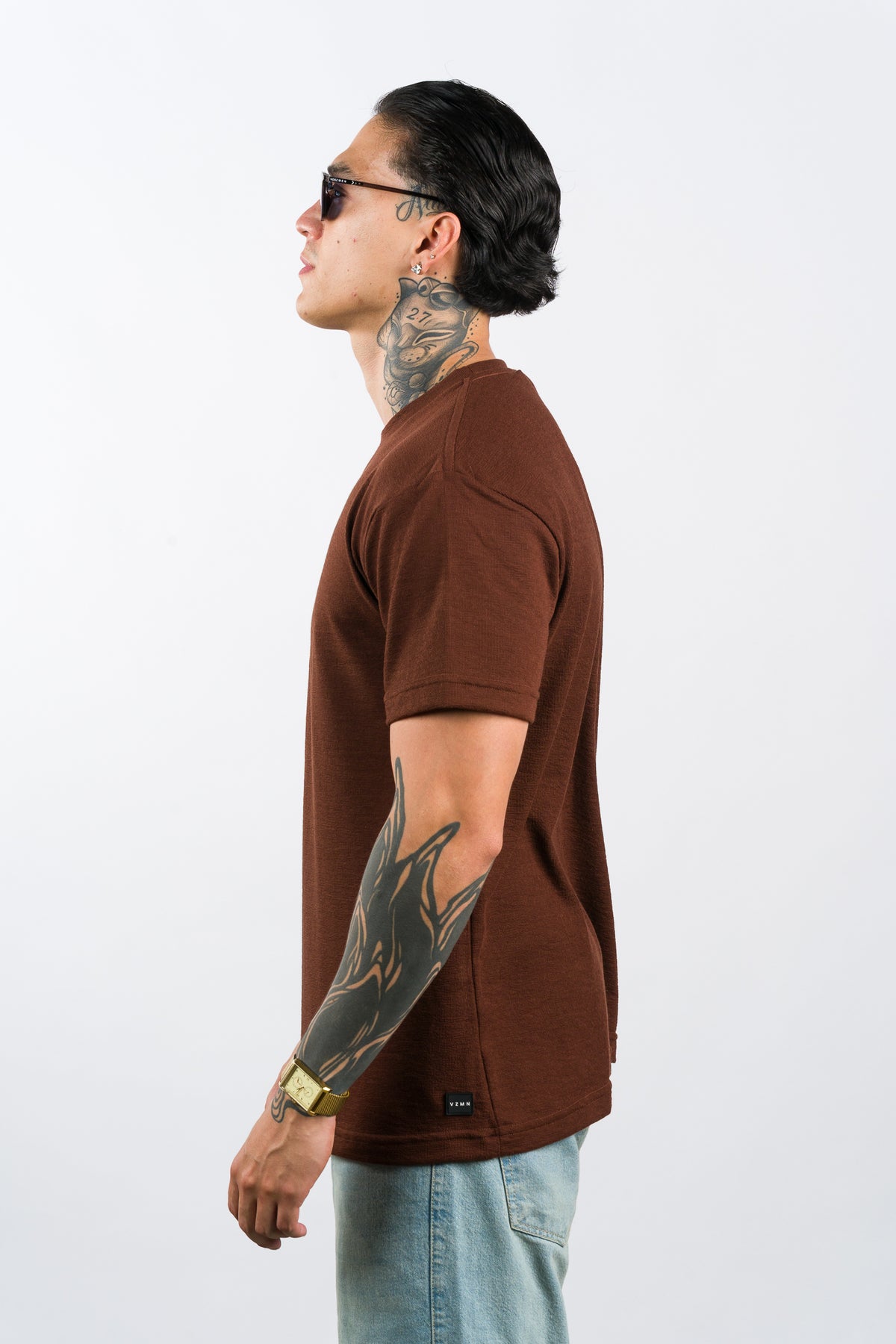 T-Shirt Text DL Café Oscuro - Voszmen