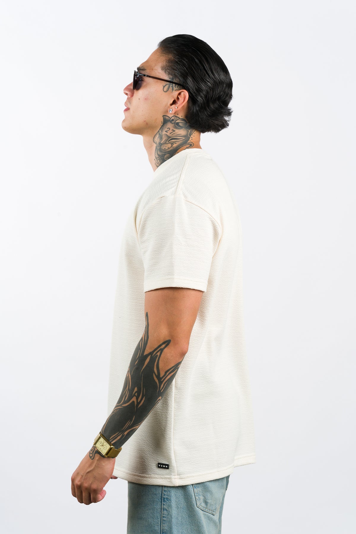 T-Shirt Text Rk Crema - Voszmen