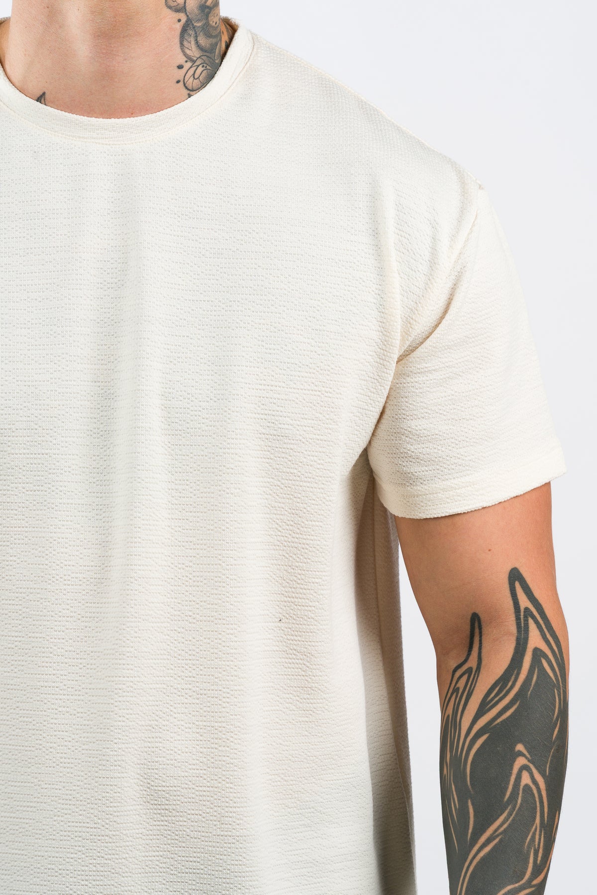 T-Shirt Text Rk Crema