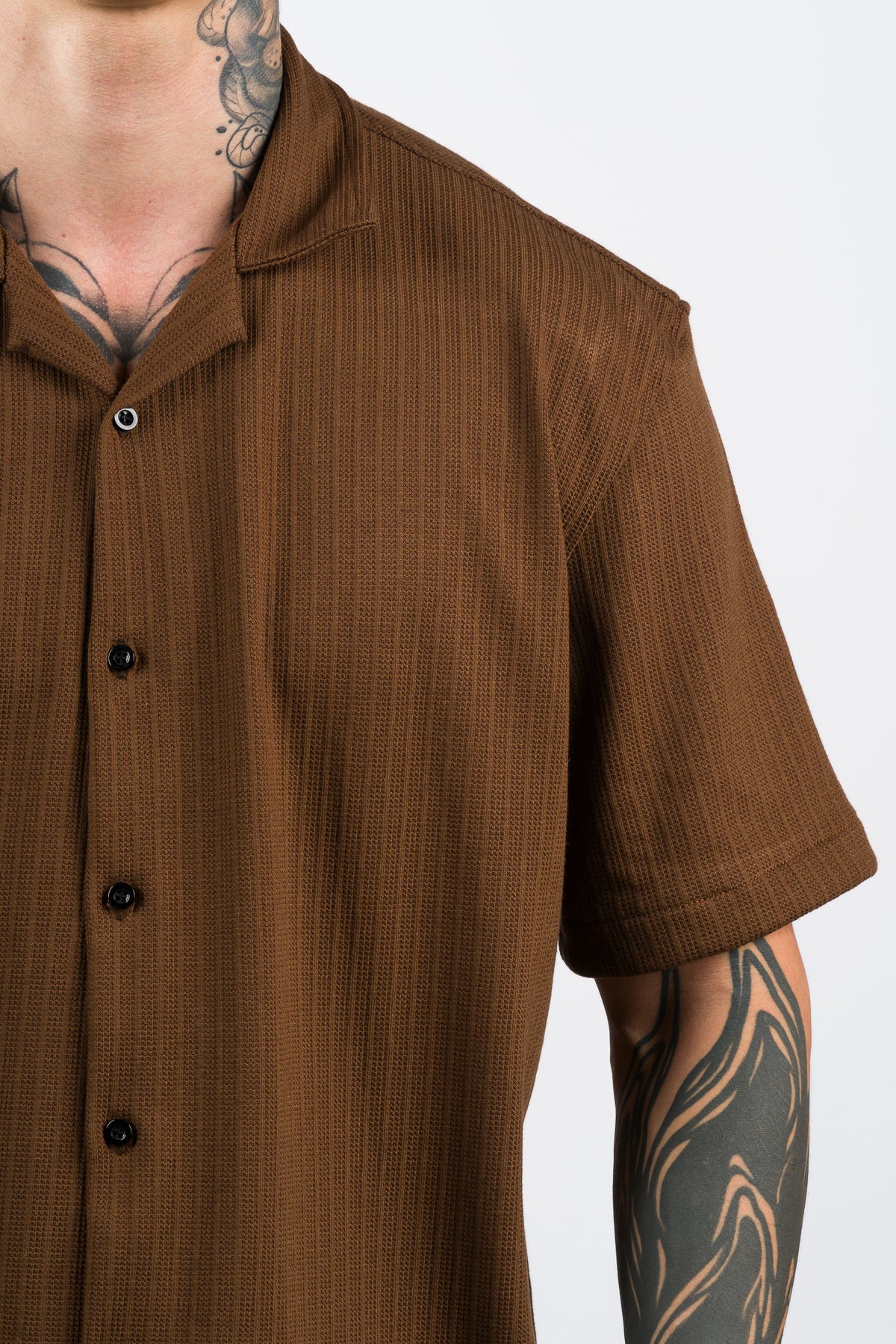 Camisa Text Mo Café