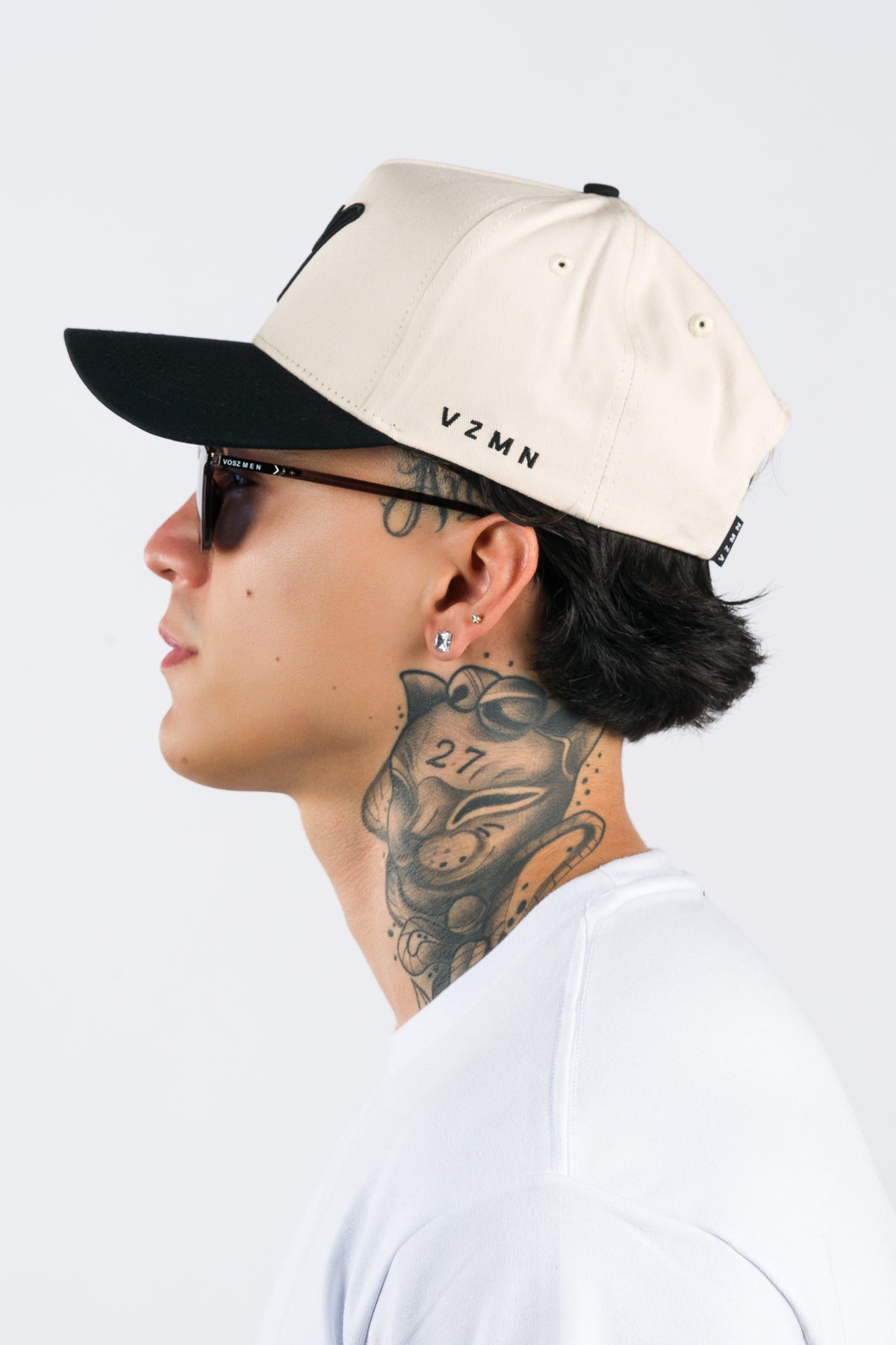 Gorra VZMN Crema Negra - Voszmen
