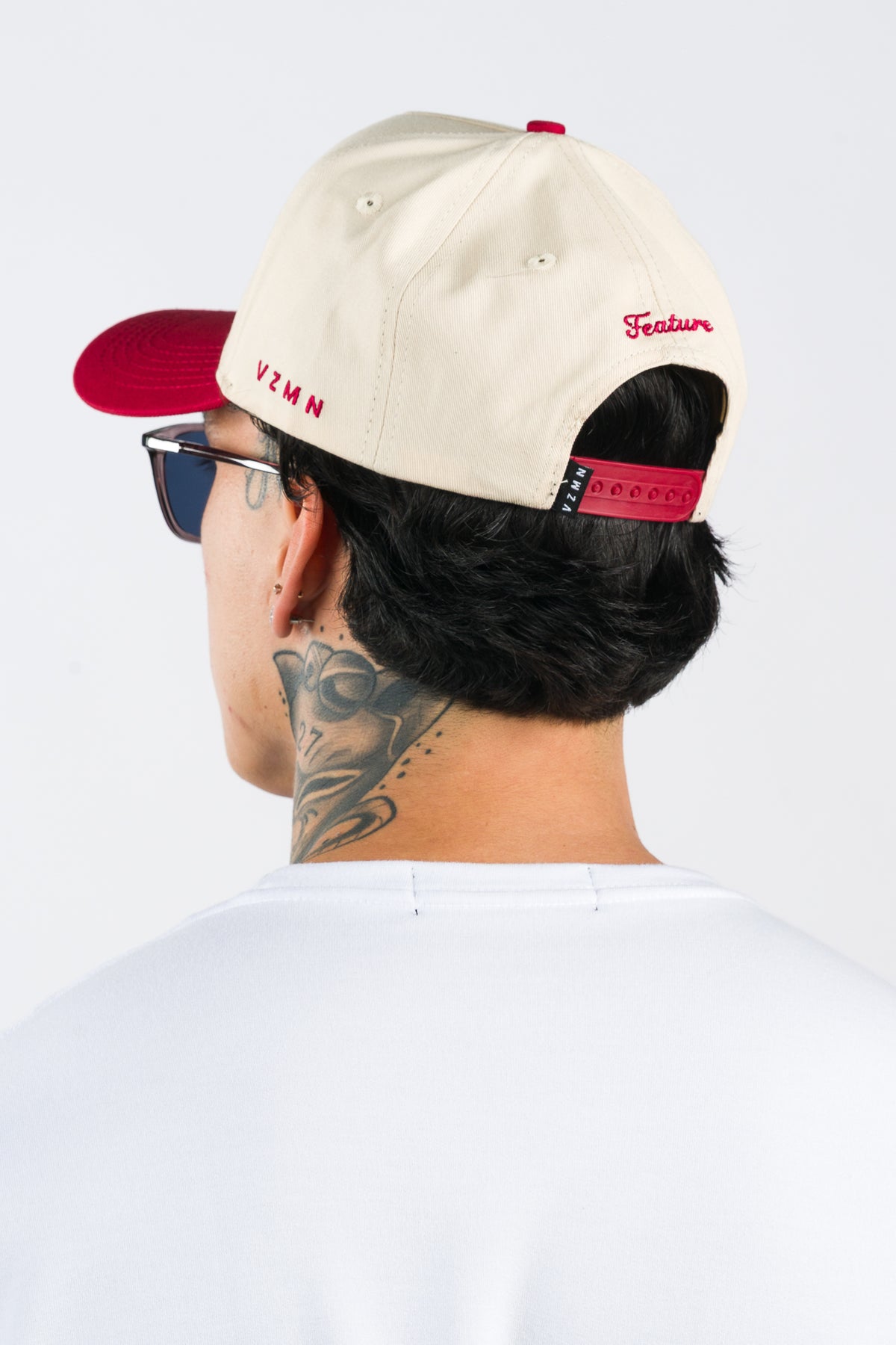 Gorra VZMN Crema Vino - Voszmen