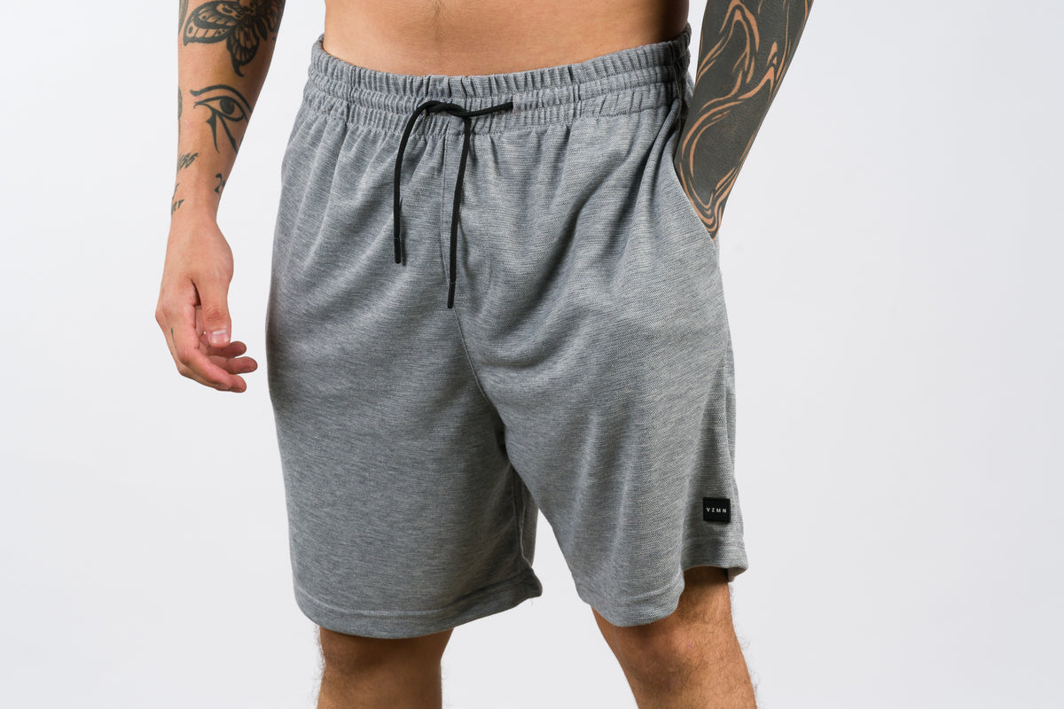 Pantaloneta Text C Gris Claro - Voszmen