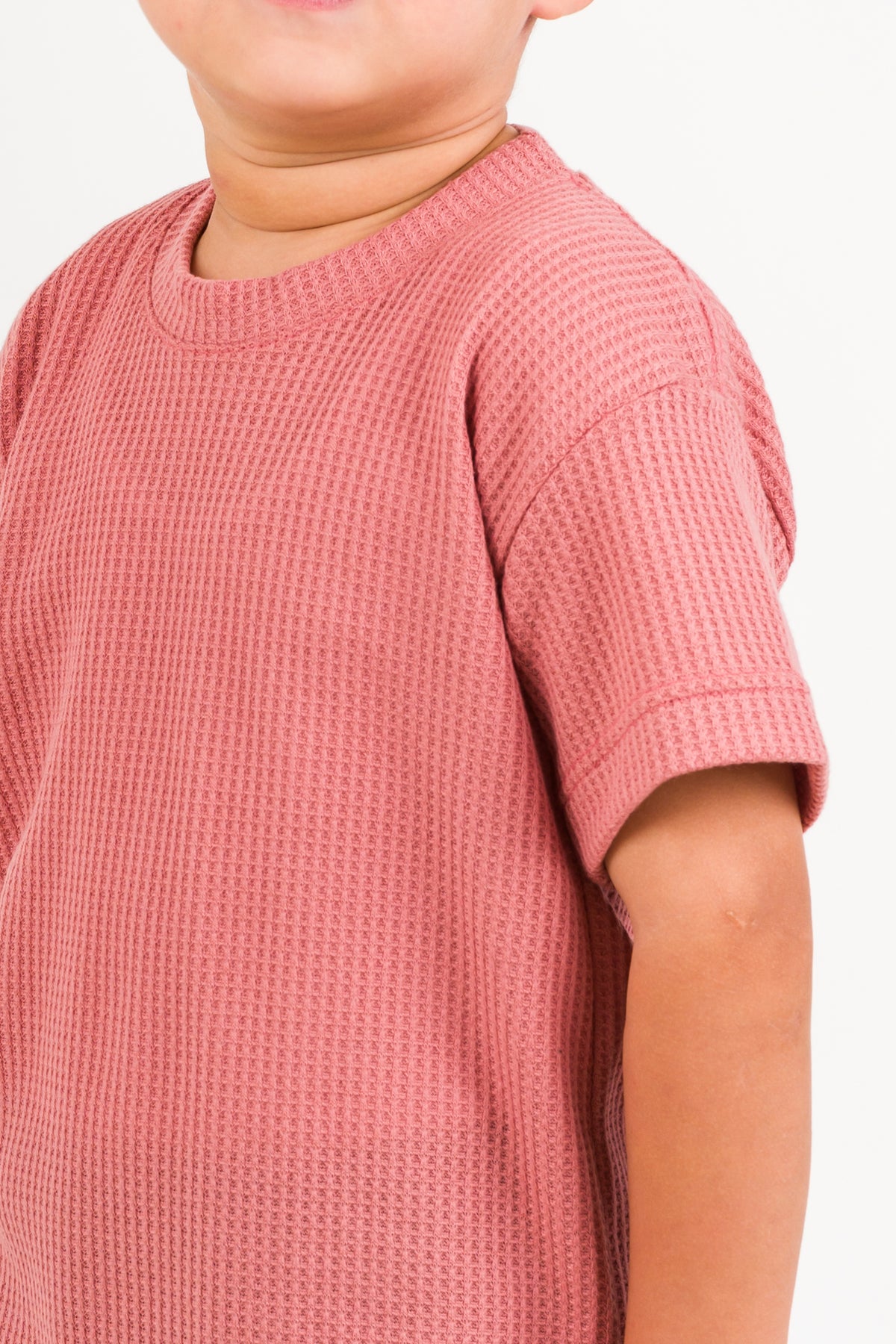 T-Shirt Text Q Kid Dark Rose - Voszmen
