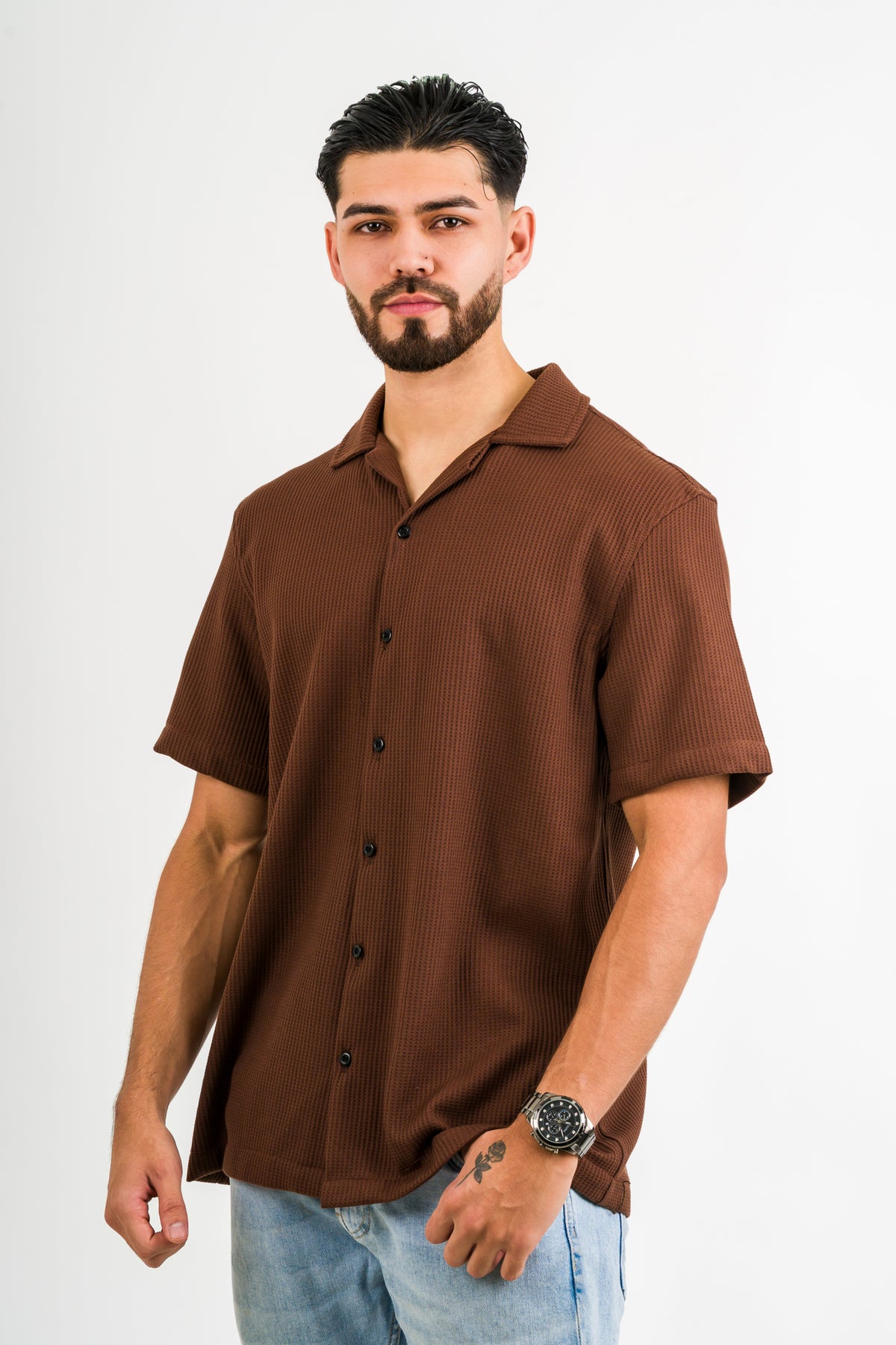 Camisa Text Q Café - Voszmen