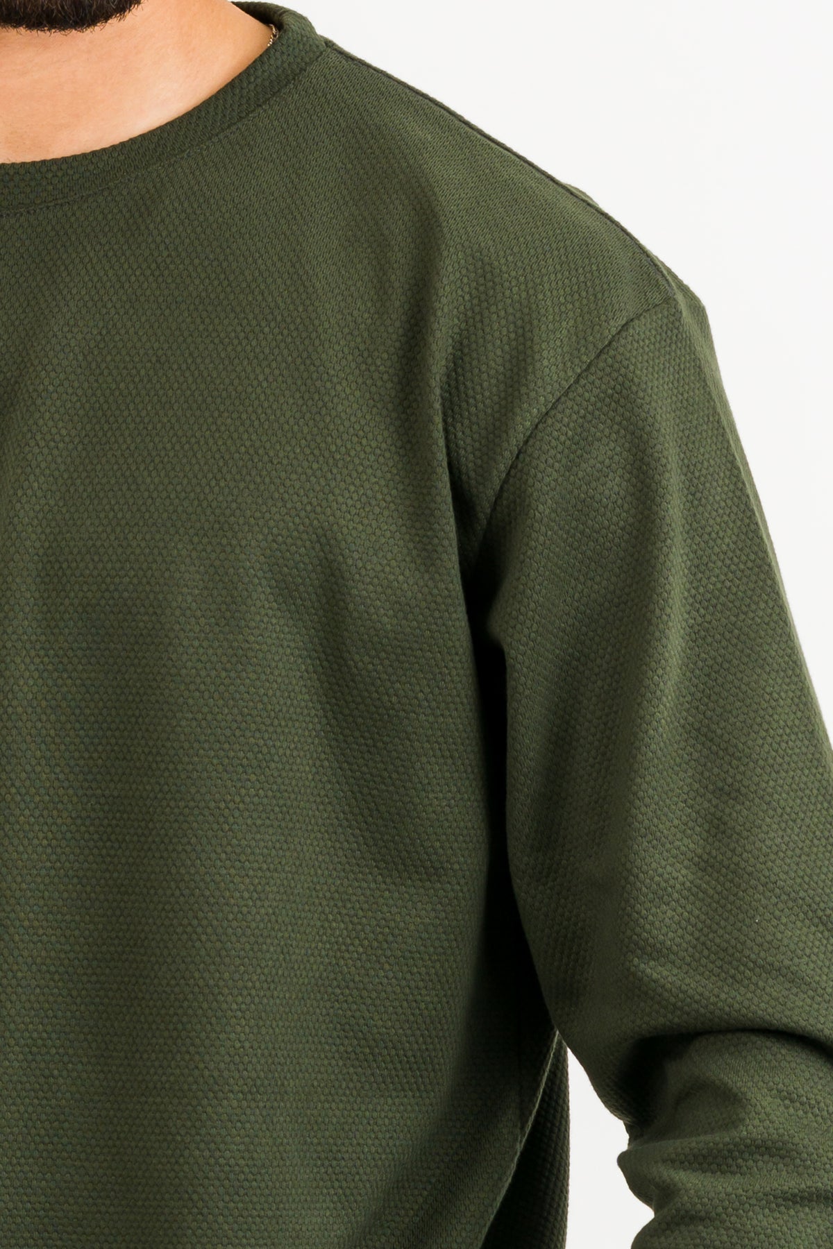 Camiseta ML Text D Verde Musgo - Voszmen