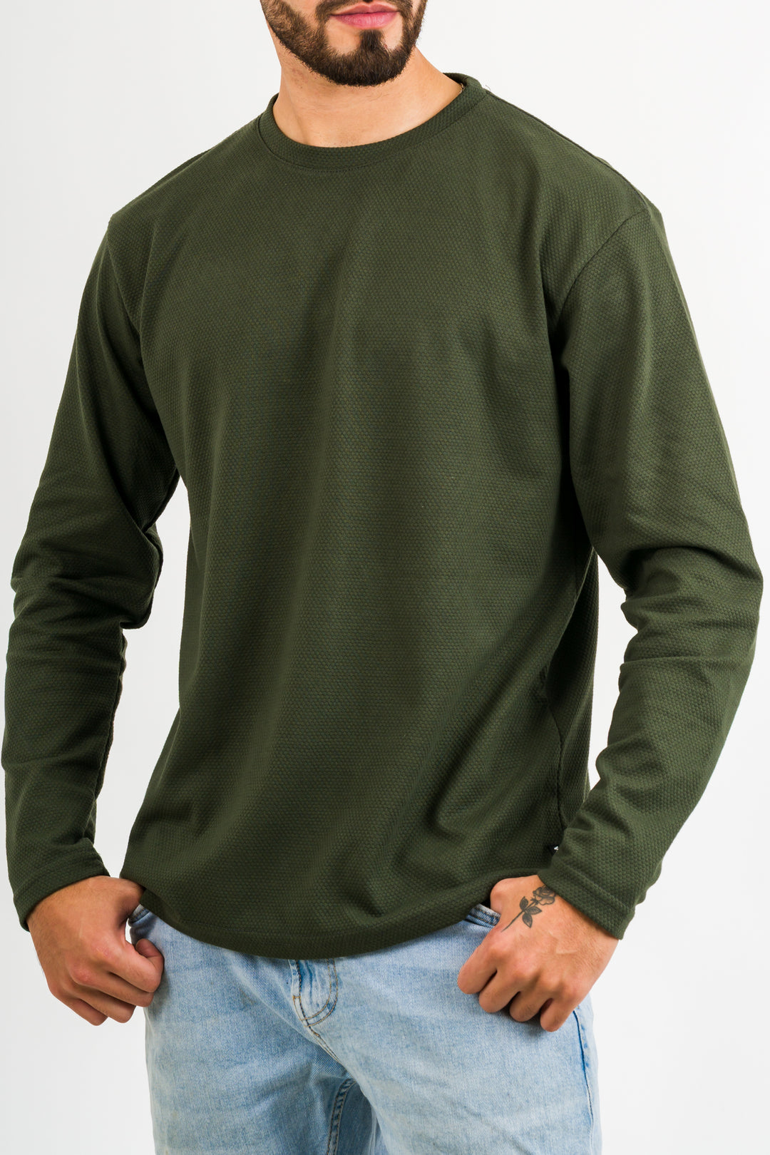 Camiseta ML Text D Verde Musgo