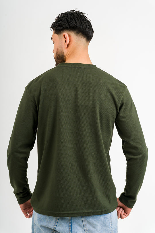 Camiseta ML Text D Verde Musgo