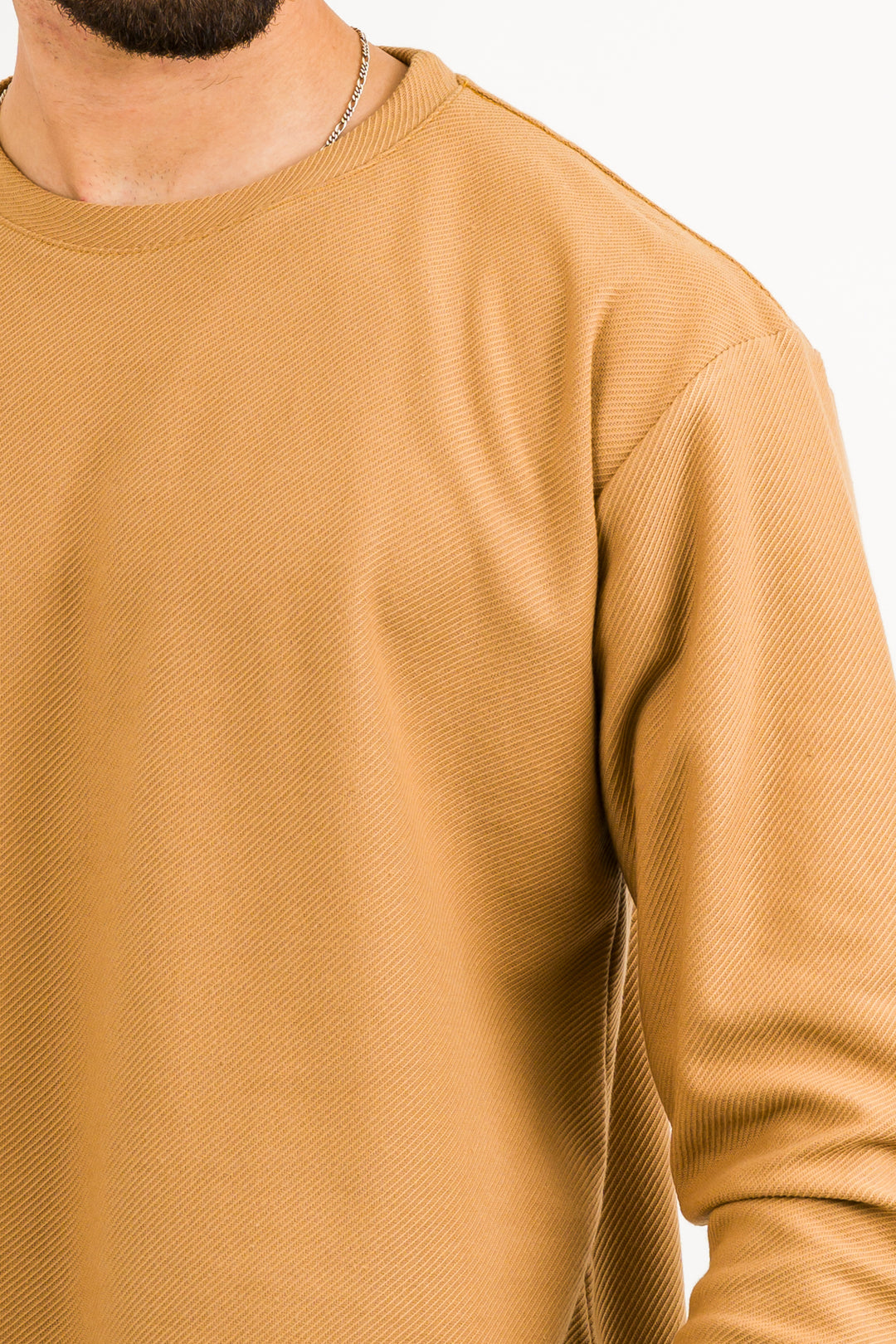Camiseta ML Text FZ Mostaza