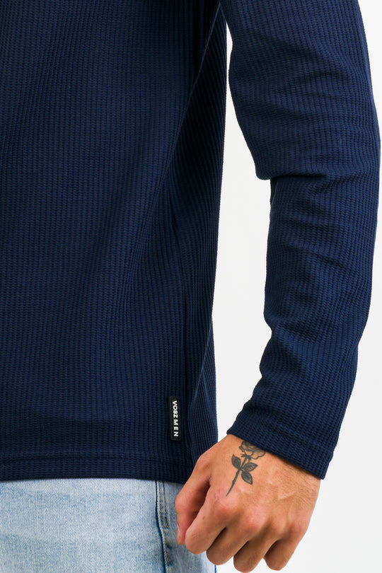 Camiseta ML Text Q Azul Navy