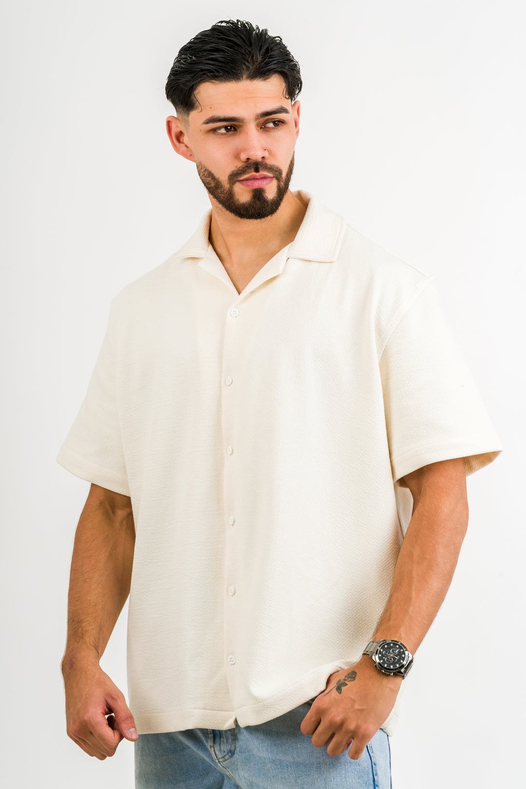 Camisa Over Text By Crema