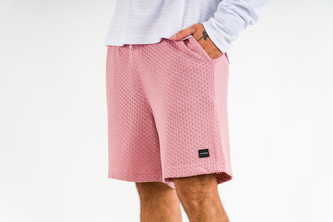 Pantaloneta Over Tejida Mc Palo Rosa