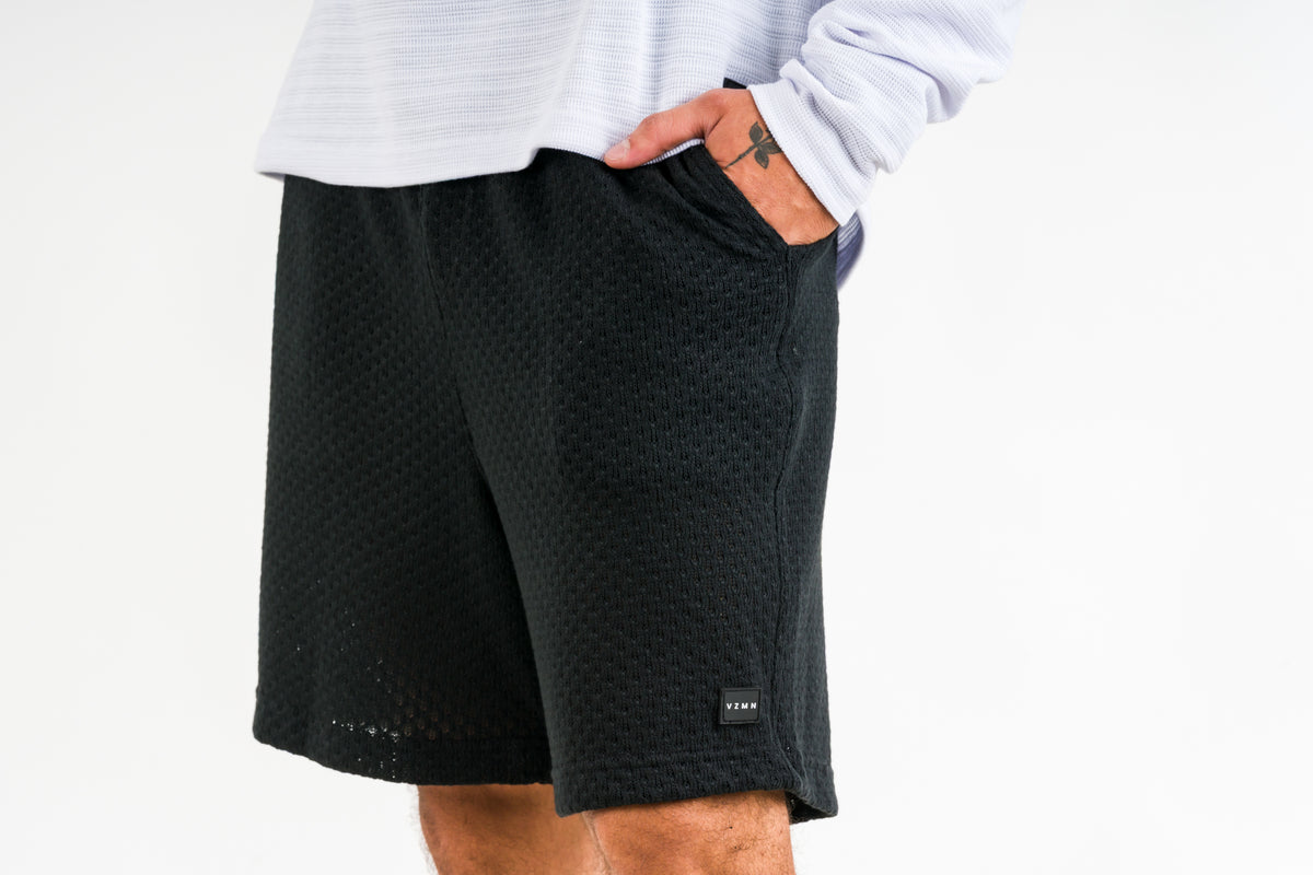 Pantaloneta Over Tejida Mc Negro - Voszmen