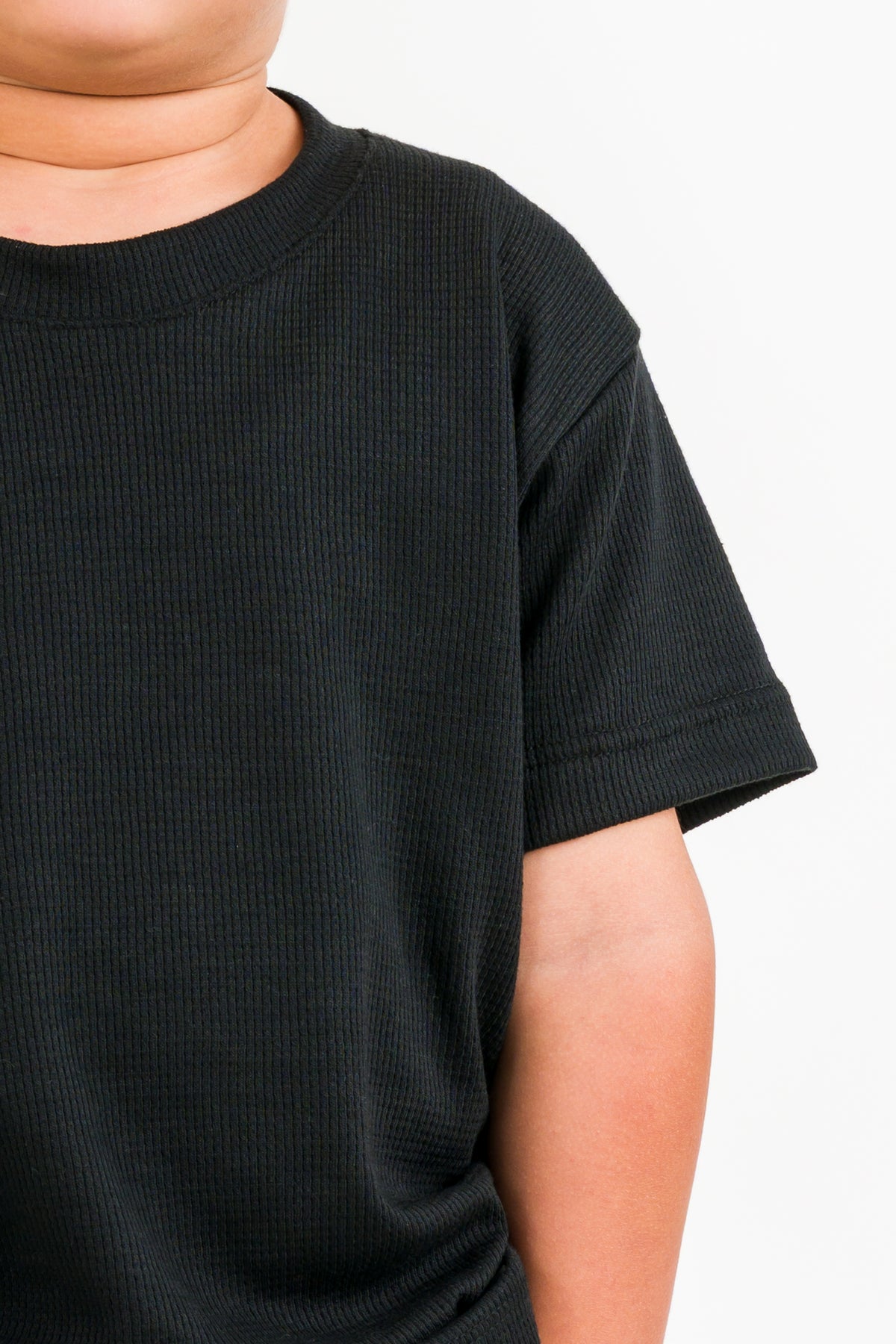 T-Shirt Text M Kid Negro - Voszmen