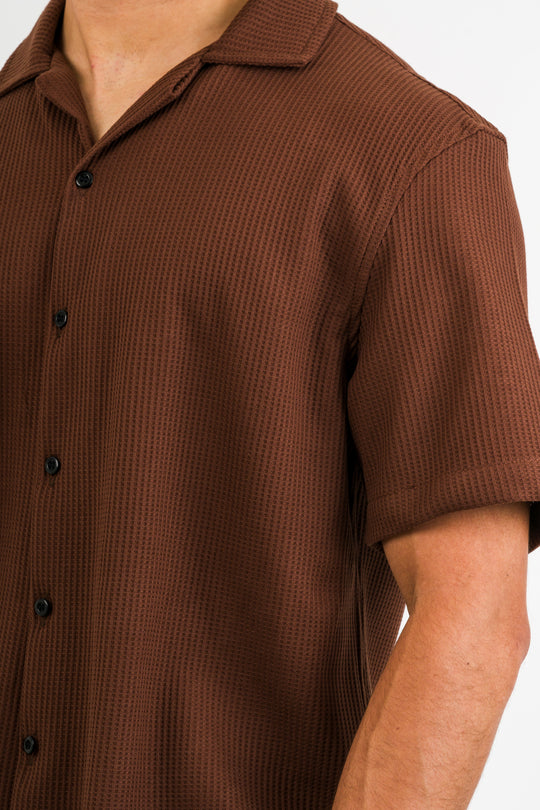 Camisa Text Q Café