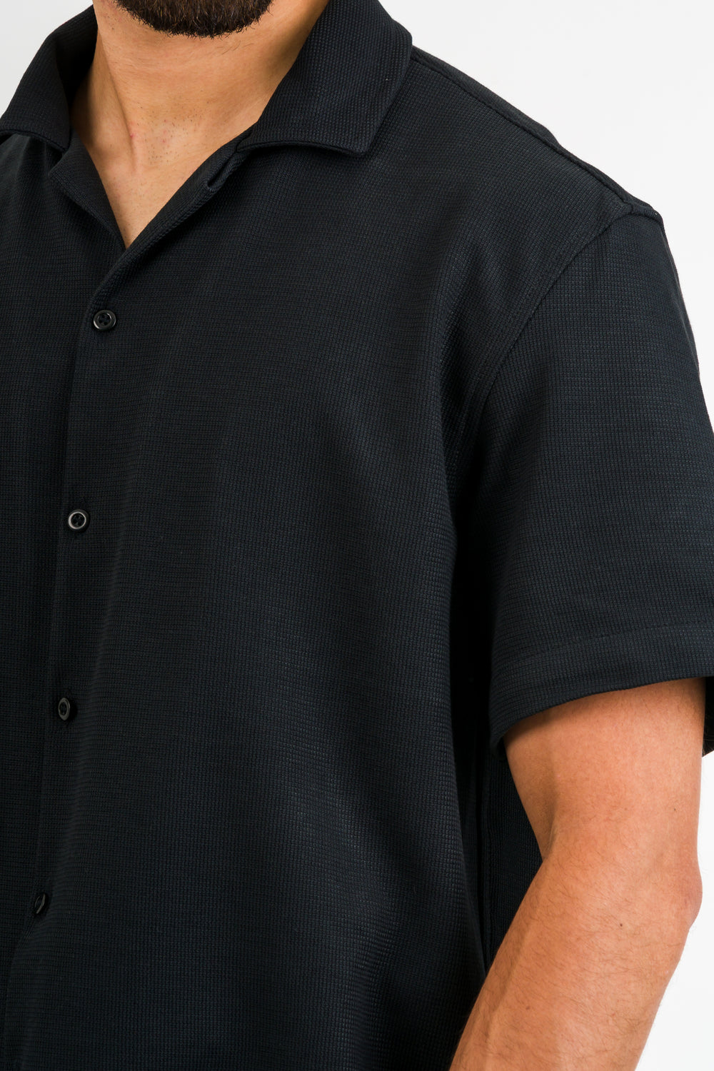 Camisa Text F Negro