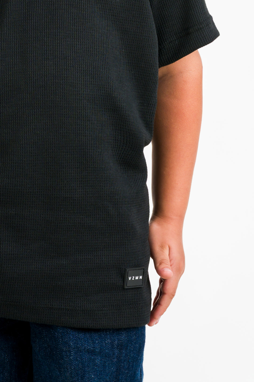 T-Shirt Text M Kid Negro