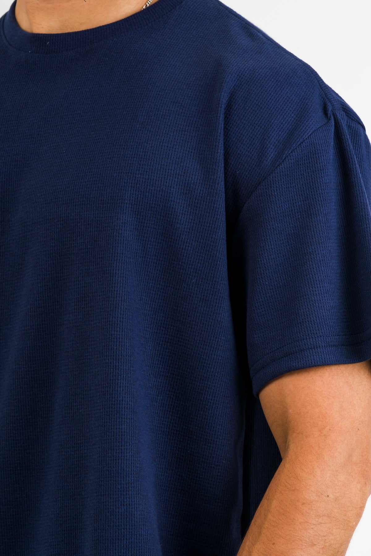 T-Shirt Text M Azul Navy - Voszmen