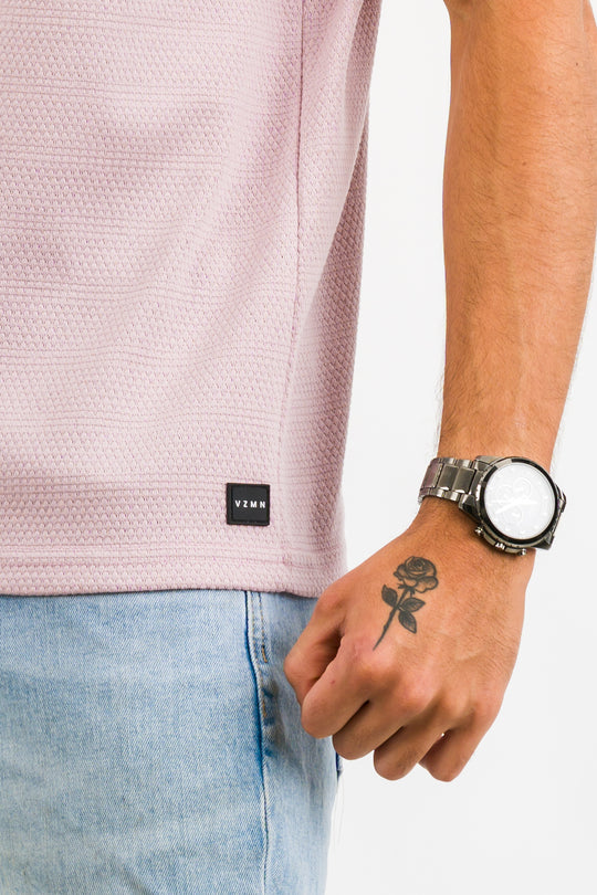 T-Shirt Text Ch Rosa