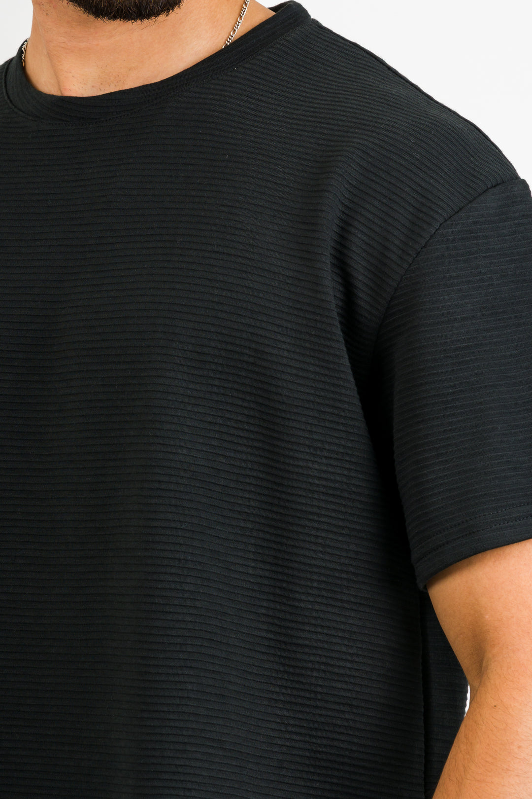 T-Shirt Text B Negro
