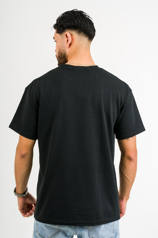 T-Shirt Text B Negro